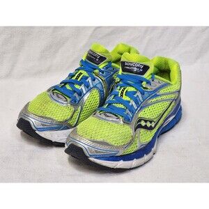 Women’s Saucony Triumph 9 Power Grid runners green blue size 8.5